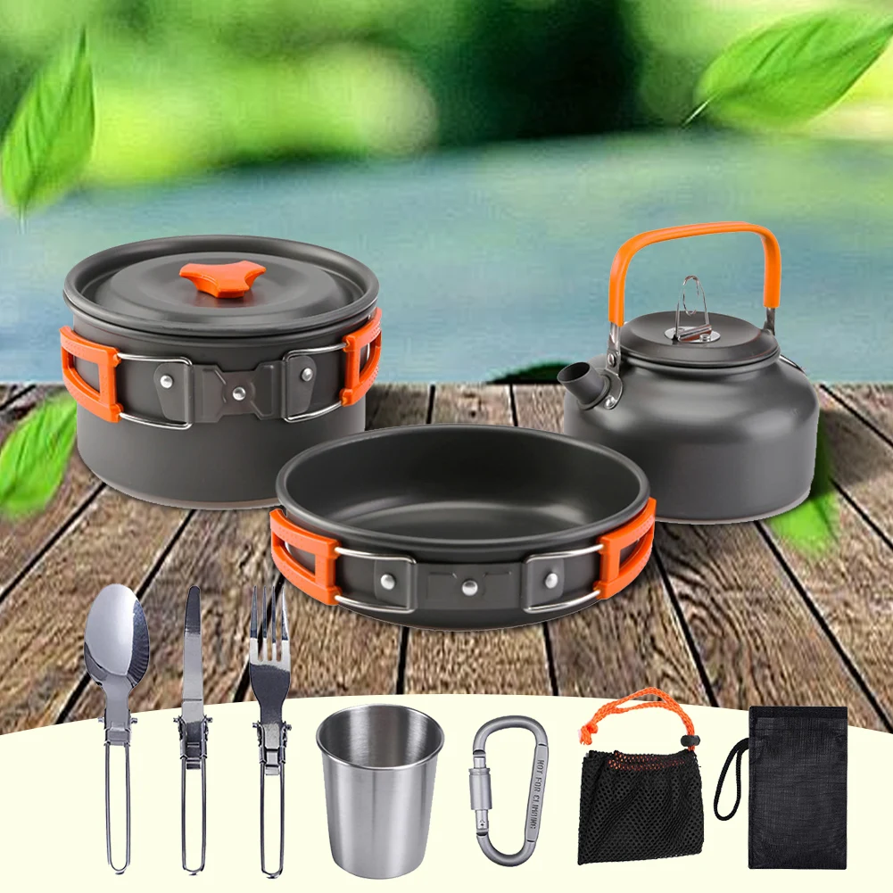 طقم أدوات طهي للتخييم، غلاية و - مراجعة Camp Utensil Set وسعره