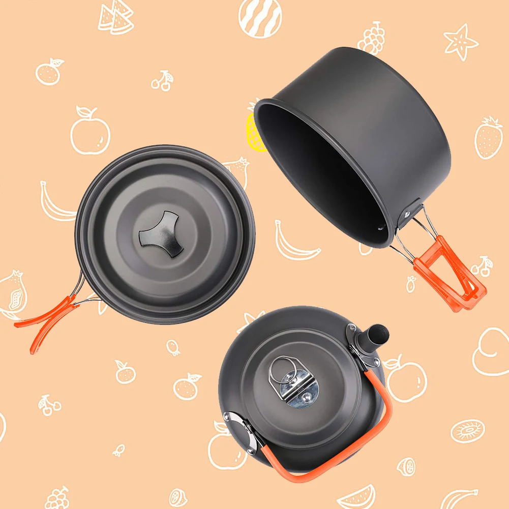 طقم أدوات طهي للتخييم، غلاية و - مراجعة Camp Utensil Set وسعره