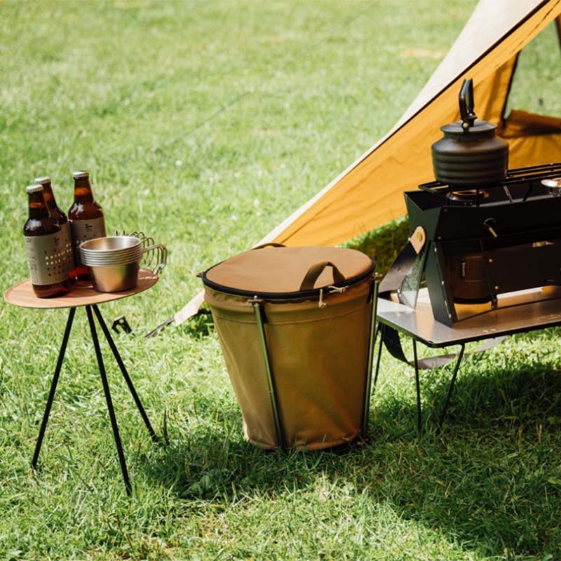 سلة المهملات للتخييم في الهواء - مراجعة Outdoor Camping Bin وسعره