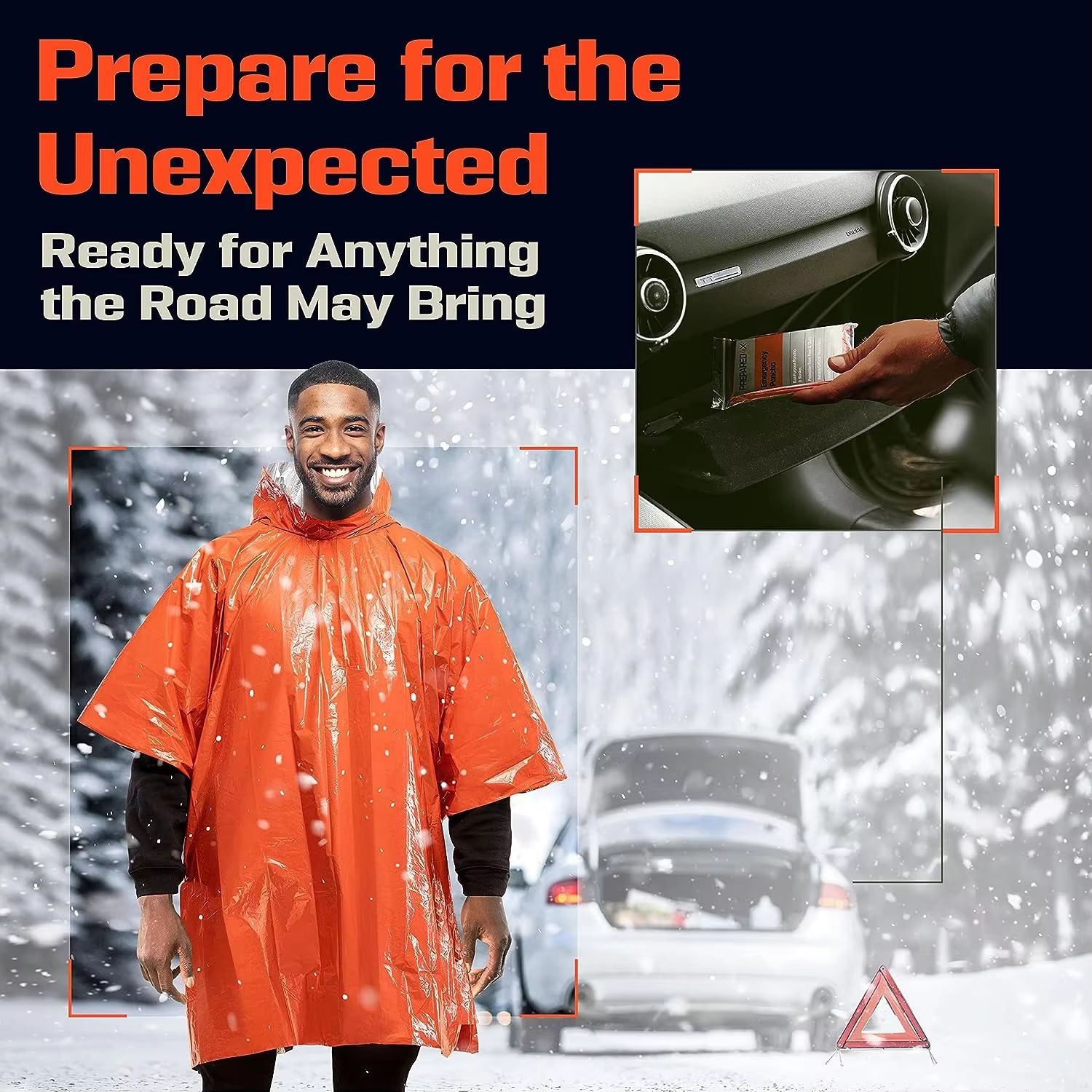 معطف طوارئ مقاوم للمطر، بطانية - مراجعة Camping Rain Poncho وسعره